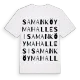 Samanköy Mahallesi ordlek t-shirt