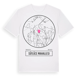 Sütlüce Mahallesi t-shirt – ekologisk bomull t-shirt från Pinshirt