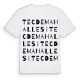 Tecde Mahallesi ordlek t-shirt
