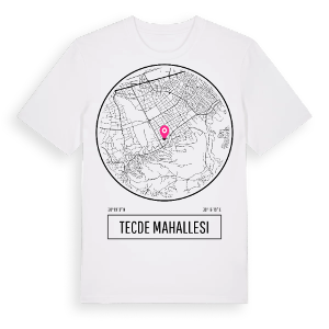 Tecde Mahallesi t-shirt – ekologisk bomull t-shirt från Pinshirt