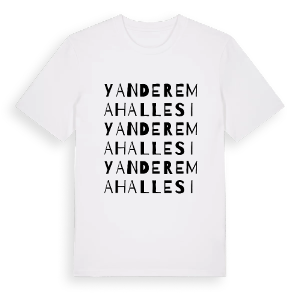 Yandere Mahallesi ordlek t-shirt – ekologisk bomull t-shirt från Pinshirt