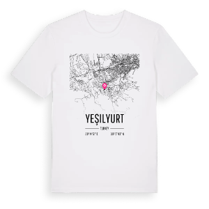 Yeşilyurt karta t-shirt – ekologisk bomull t-shirt från Pinshirt
