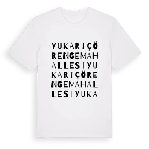 Yukarıçörenge Mahallesi ordlek t-shirt – ekologisk bomull t-shirt från Pinshirt