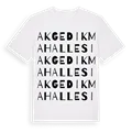 Akgedik Mahallesi ordlek t-shirt