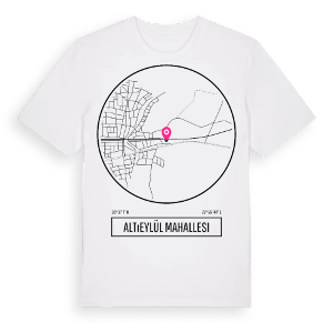 Altıeylül Mahallesi t-shirt – ekologisk bomull t-shirt från Pinshirt