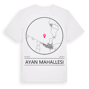 Ayan Mahallesi t-shirt – ekologisk bomull t-shirt från Pinshirt