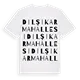 Dilşikar Mahallesi ordlek t-shirt