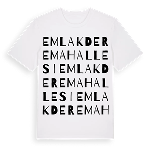 Emlakdere Mahallesi ordlek t-shirt – ekologisk bomull t-shirt från Pinshirt