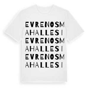 Evrenos Mahallesi ordlek t-shirt – ekologisk bomull t-shirt från Pinshirt