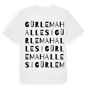 Gürle Mahallesi ordlek t-shirt – ekologisk bomull t-shirt från Pinshirt