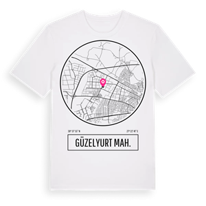 Güzelyurt Mah. t-shirt – ekologisk bomull t-shirt från Pinshirt