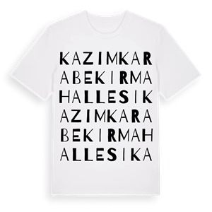 Kazım Karabekir Mahallesi ordlek t-shirt – ekologisk bomull t-shirt från Pinshirt