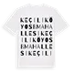 Keçiliköy OSB Mahallesi ordlek t-shirt