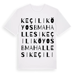 Keçiliköy OSB Mahallesi ordlek t-shirt – ekologisk bomull t-shirt från Pinshirt