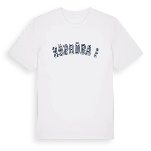 Köprübaşı college t-shirt – ekologisk bomull t-shirt från Pinshirt
