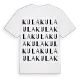Kula ordlek t-shirt