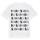 Manisa ordlek t-shirt