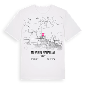 Muradiye Mahallesi karta t-shirt – ekologisk bomull t-shirt från Pinshirt