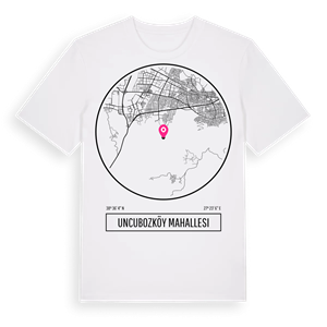 Uncubozköy Mahallesi t-shirt – ekologisk bomull t-shirt från Pinshirt