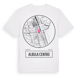 Albula centro t-shirt – ekologisk bomull t-shirt från Pinshirt