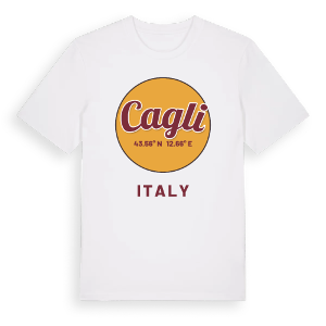 Cagli cirkel t-shirt – ekologisk bomull t-shirt från Pinshirt