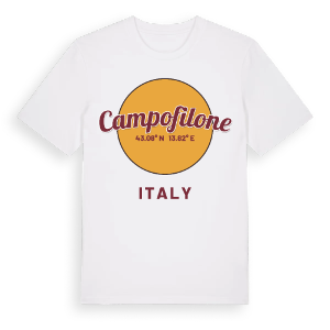 Campofilone cirkel t-shirt – ekologisk bomull t-shirt från Pinshirt