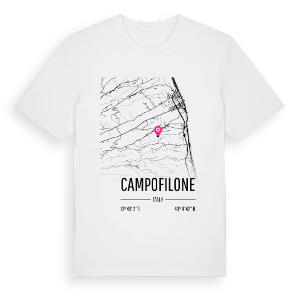 Campofilone karta t-shirt – ekologisk bomull t-shirt från Pinshirt
