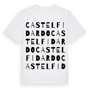 Castelfidardo ordlek t-shirt – ekologisk bomull t-shirt från Pinshirt