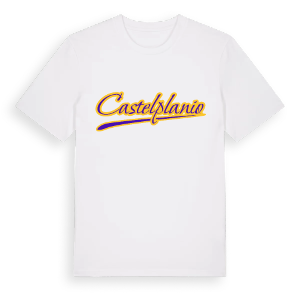 Castelplanio baseball t-shirt – ekologisk bomull t-shirt från Pinshirt