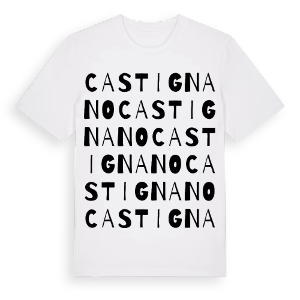 Castignano ordlek t-shirt – ekologisk bomull t-shirt från Pinshirt