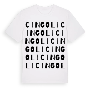 Cingoli ordlek t-shirt – ekologisk bomull t-shirt från Pinshirt
