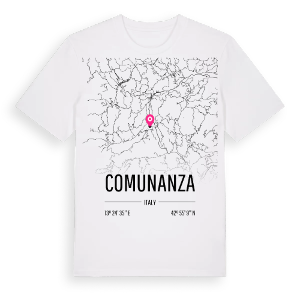 Comunanza karta t-shirt – ekologisk bomull t-shirt från Pinshirt