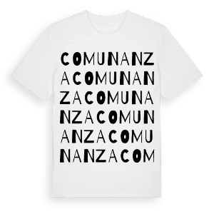 Comunanza ordlek t-shirt – ekologisk bomull t-shirt från Pinshirt
