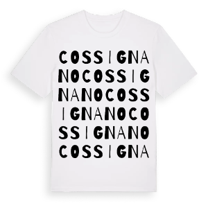 Cossignano ordlek t-shirt – ekologisk bomull t-shirt från Pinshirt