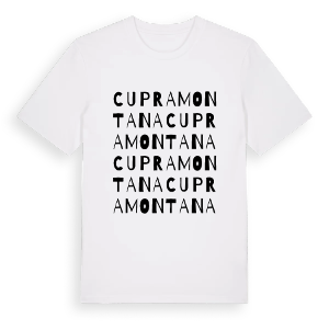 Cupramontana ordlek t-shirt – ekologisk bomull t-shirt från Pinshirt