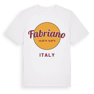 Fabriano cirkel t-shirt – ekologisk bomull t-shirt från Pinshirt