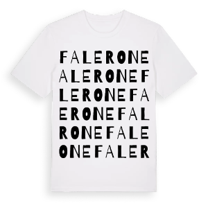 Falerone ordlek t-shirt – ekologisk bomull t-shirt från Pinshirt