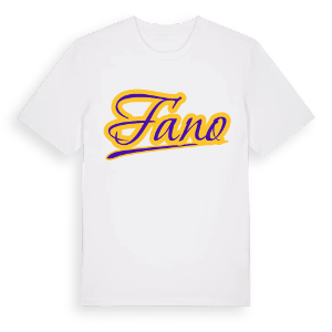 Fano baseball t-shirt – ekologisk bomull t-shirt från Pinshirt