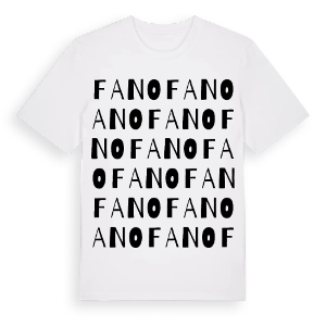 Fano ordlek t-shirt – ekologisk bomull t-shirt från Pinshirt