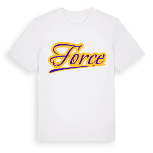 Force baseball t-shirt – ekologisk bomull t-shirt från Pinshirt