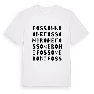 Fossombrone ordlek t-shirt – ekologisk bomull t-shirt från Pinshirt