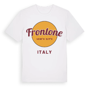 Frontone cirkel t-shirt – ekologisk bomull t-shirt från Pinshirt