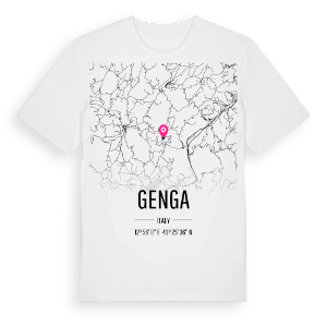 Genga karta t-shirt – ekologisk bomull t-shirt från Pinshirt