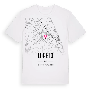 Loreto karta t-shirt – ekologisk bomull t-shirt från Pinshirt
