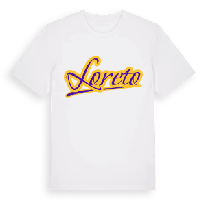 Loreto baseball t-shirt – ekologisk bomull t-shirt från Pinshirt