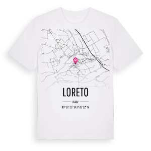 Loreto karta t-shirt – ekologisk bomull t-shirt från Pinshirt