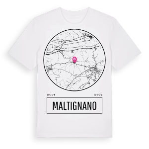 Maltignano t-shirt – ekologisk bomull t-shirt från Pinshirt