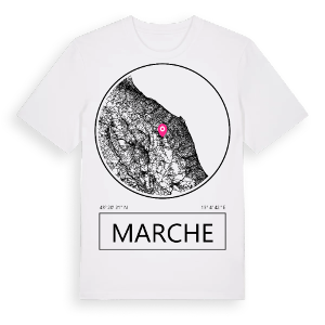 Marche t-shirt – ekologisk bomull t-shirt från Pinshirt