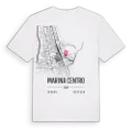 Marina centro karta t-shirt