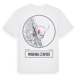 Marina centro t-shirt – ekologisk bomull t-shirt från Pinshirt